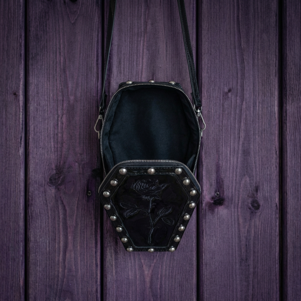 Rose Coffin Bag